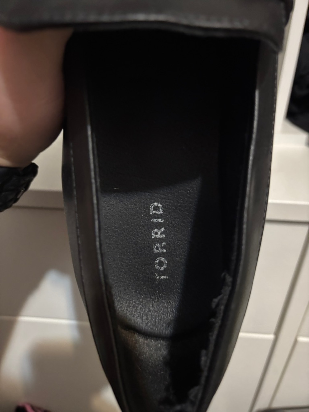 torrid 11W Black Platform Penny Loafers - Picture 7 of 7